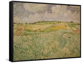 The Plain at Auvers, c.1890-Vincent van Gogh-Framed Stretched Canvas