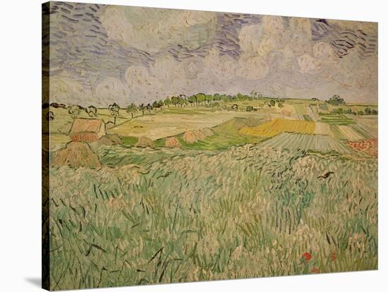 The Plain at Auvers, c.1890-Vincent van Gogh-Stretched Canvas