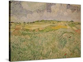 The Plain at Auvers, c.1890-Vincent van Gogh-Stretched Canvas