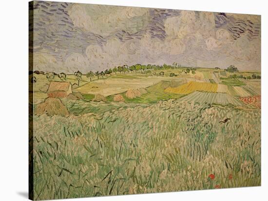 The Plain at Auvers, c.1890-Vincent van Gogh-Stretched Canvas