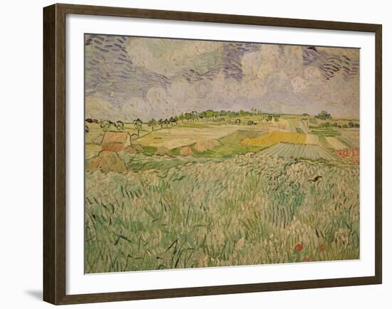 The Plain at Auvers, c.1890-Vincent van Gogh-Framed Giclee Print