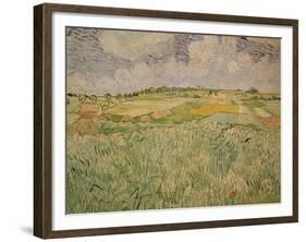 The Plain at Auvers, c.1890-Vincent van Gogh-Framed Giclee Print