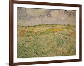 The Plain at Auvers, c.1890-Vincent van Gogh-Framed Giclee Print