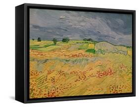 The Plain at Auvers, c.1890-Vincent van Gogh-Framed Stretched Canvas