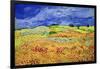 The Plain at Auvers, c.1890-Vincent van Gogh-Framed Giclee Print