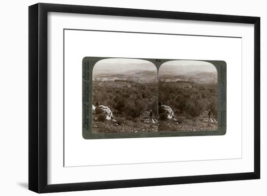 The Plain of Dothan, Palestine, 1900-Underwood & Underwood-Framed Giclee Print