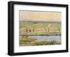 The Plain of Gennevilliers from the Hills of Argenteuil, 1888-Gustave Caillebotte-Framed Giclee Print