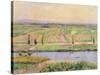 The Plain of Gennevilliers from the Hills of Argenteuil, 1888-Gustave Caillebotte-Stretched Canvas