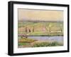 The Plain of Gennevilliers from the Hills of Argenteuil, 1888-Gustave Caillebotte-Framed Giclee Print