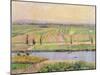 The Plain of Gennevilliers from the Hills of Argenteuil, 1888-Gustave Caillebotte-Mounted Giclee Print