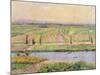 The Plain of Gennevilliers from the Hills of Argenteuil, 1888-Gustave Caillebotte-Mounted Giclee Print