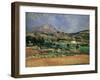 The Plain of the Mont Sainte-Victoire, 1882-1885-Paul Cézanne-Framed Giclee Print