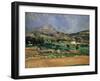The Plain of the Mont Sainte-Victoire, 1882-1885-Paul Cézanne-Framed Giclee Print