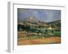 The Plain of the Mont Sainte-Victoire, 1882-1885-Paul Cézanne-Framed Giclee Print