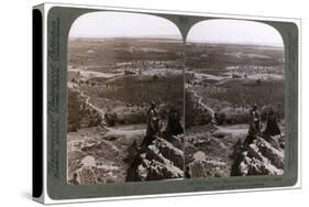 The Plain of the River Jordan, as Seen from the Ruins of Ancient Jericho, Palestine, 1903-Underwood & Underwood-Stretched Canvas