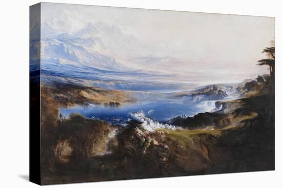 The Plains of Heaven-John Martin-Stretched Canvas