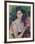 The Plait (La Natte), about 1886-87-Pierre-Auguste Renoir-Framed Giclee Print