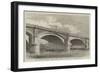 The Plan for Widening London Bridge Adopted by the Court of Common Council-null-Framed Giclee Print