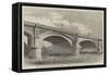 The Plan for Widening London Bridge Adopted by the Court of Common Council-null-Framed Stretched Canvas