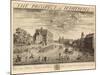 The Plan of Whitehall, 1724-Johannes Kip-Mounted Giclee Print