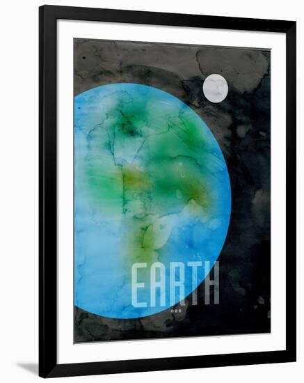 The Planet Earth-Michael Tompsett-Framed Art Print