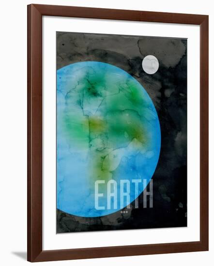 The Planet Earth-Michael Tompsett-Framed Art Print