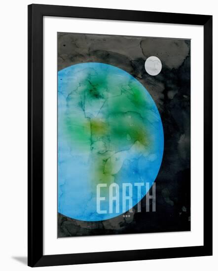 The Planet Earth-Michael Tompsett-Framed Art Print