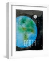 The Planet Earth-Michael Tompsett-Framed Art Print