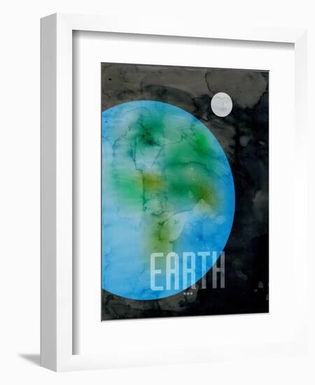 The Planet Earth-Michael Tompsett-Framed Art Print