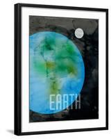 The Planet Earth-Michael Tompsett-Framed Art Print