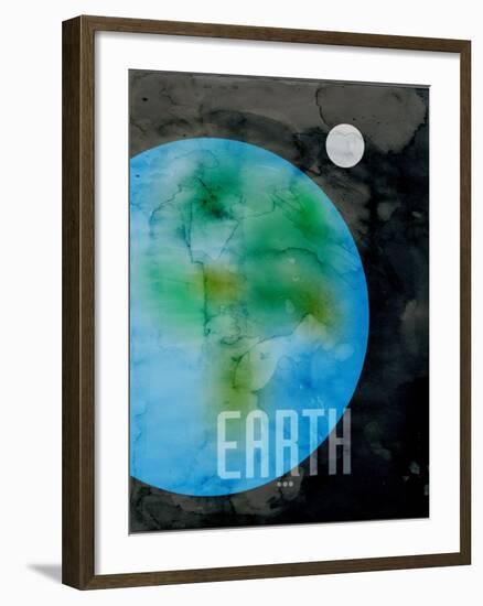 The Planet Earth-Michael Tompsett-Framed Art Print