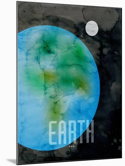 The Planet Earth-Michael Tompsett-Mounted Art Print