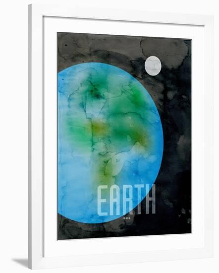 The Planet Earth-Michael Tompsett-Framed Art Print