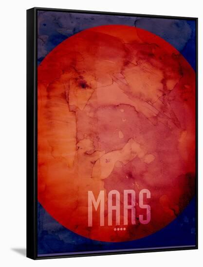 The Planet Mars-Michael Tompsett-Framed Stretched Canvas