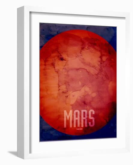 The Planet Mars-Michael Tompsett-Framed Art Print