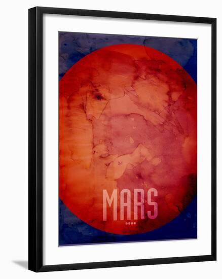 The Planet Mars-Michael Tompsett-Framed Art Print