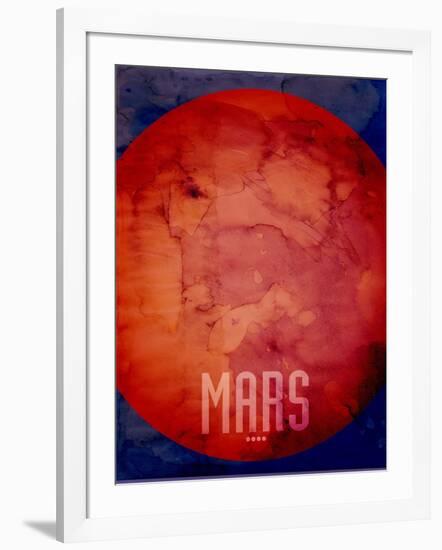 The Planet Mars-Michael Tompsett-Framed Art Print