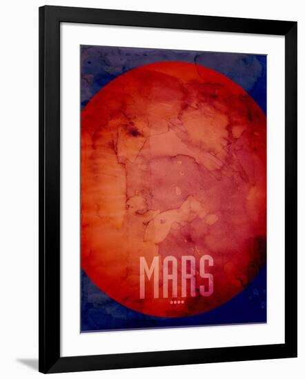 The Planet Mars-Michael Tompsett-Framed Art Print