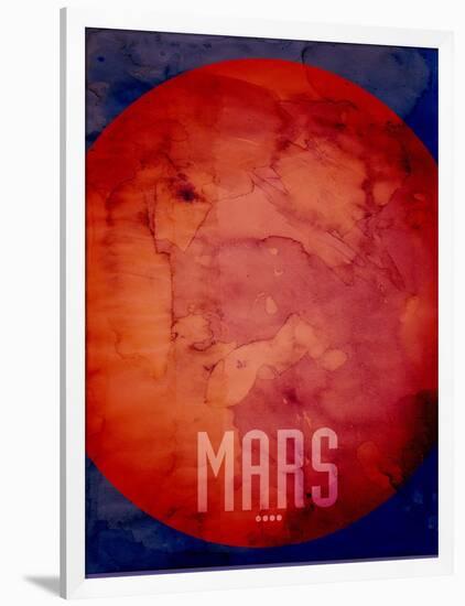 The Planet Mars-Michael Tompsett-Framed Art Print