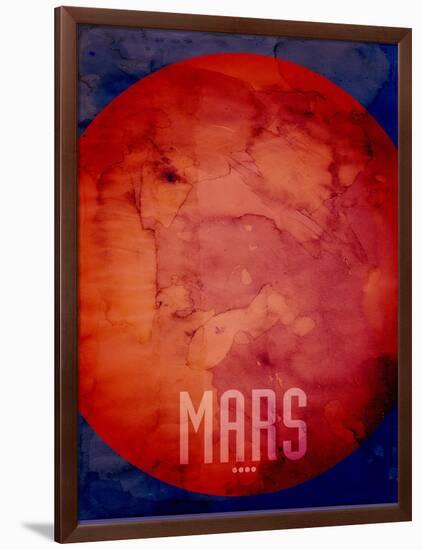 The Planet Mars-Michael Tompsett-Framed Art Print