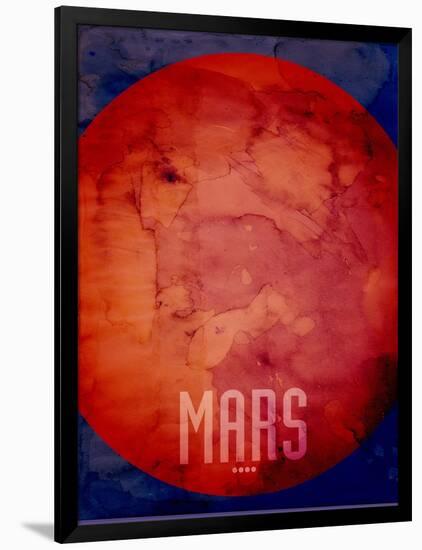 The Planet Mars-Michael Tompsett-Framed Art Print