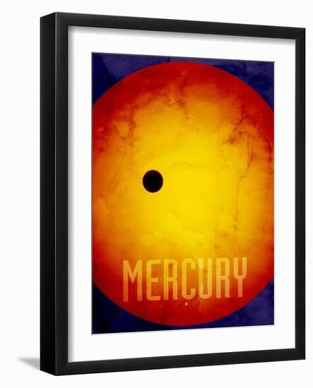 The Planet Mercury-Michael Tompsett-Framed Art Print