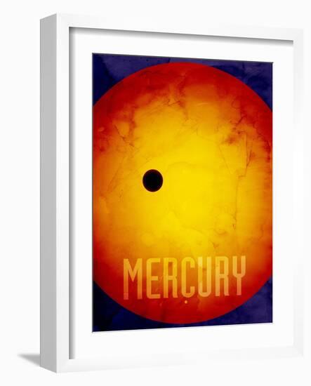 The Planet Mercury-Michael Tompsett-Framed Art Print