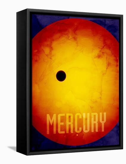 The Planet Mercury-Michael Tompsett-Framed Stretched Canvas