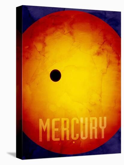 The Planet Mercury-Michael Tompsett-Stretched Canvas
