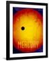 The Planet Mercury-Michael Tompsett-Framed Art Print