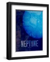 The Planet Neptune-Michael Tompsett-Framed Art Print