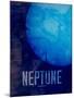 The Planet Neptune-Michael Tompsett-Mounted Art Print