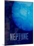 The Planet Neptune-Michael Tompsett-Mounted Art Print