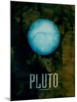 The Planet Pluto-Michael Tompsett-Mounted Art Print
